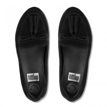 FitFlop Tassel Bow™ Sneakerloafer All Black