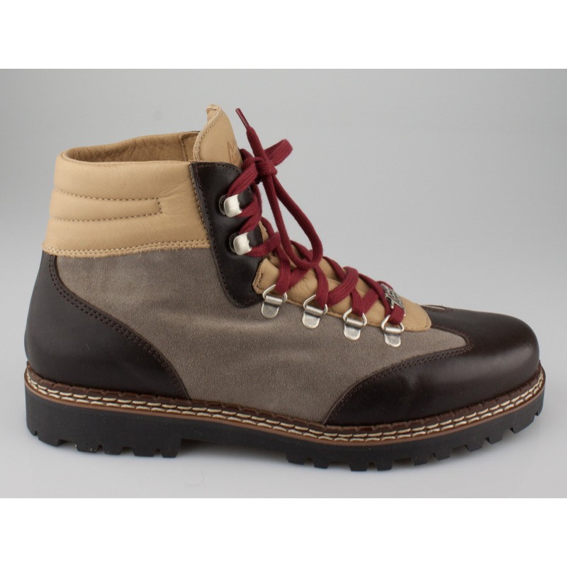 Ammann Valbella Volterra Leder Velour taupe Ammann Valbella Volterra Leder Velour taupe